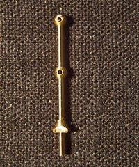 2 Hole Brass Stanchion 25mm – Caldercraft