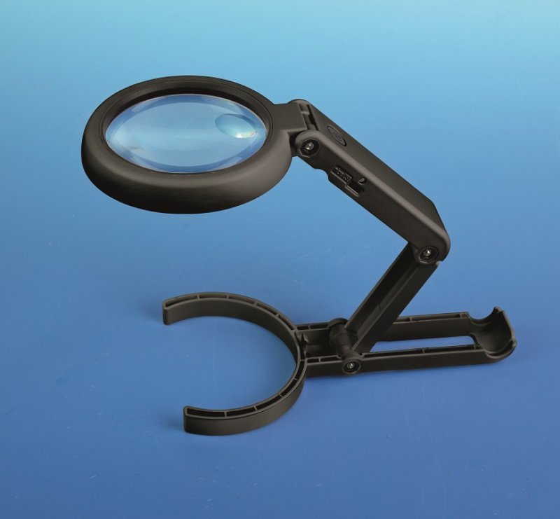Foldable LED Magnifier with Inbuilt Stand – ModelCraft