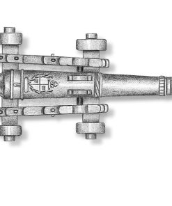 Decorated Guns Metal Carriage 40mm (AM4162)