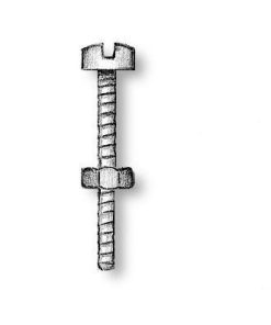 Brass Screws Hexagonal Nuts 1.4x10mm (AM4960/10)