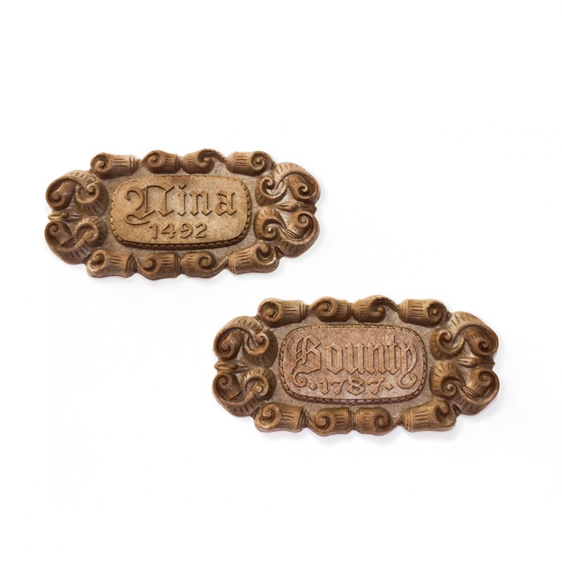 San Felipe Nameplate Metal 13x30mm – Amati