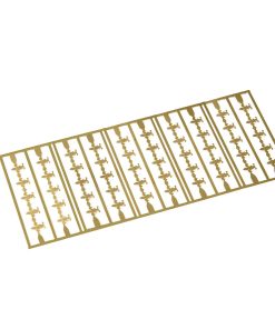 Brass Fleur De Leis 4x5mm