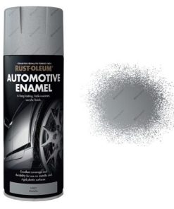 Rust-Oleum Grey Metallic Enamel Spray Paint 400ml Automotive