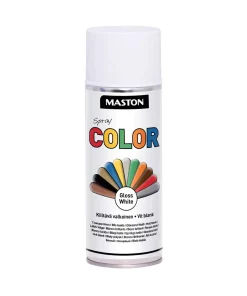 Maston Spray Paint Color White Gloss 400ml