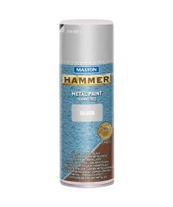 Maston Spray Paint Hammer Hammered Silver 400ml