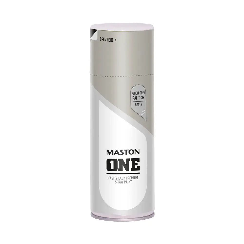 Maston Spray Paint ONE – Satin Pebble Grey RAL7032 400ml