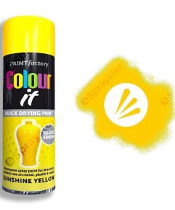 Colour It Sunshine Yellow Spray Paint Gloss 400ml