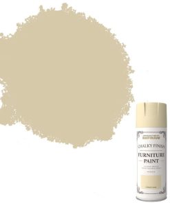 Rust-Oleum 400ml Clotted Cream Spray Paint Chalky Furniture Spray Paint