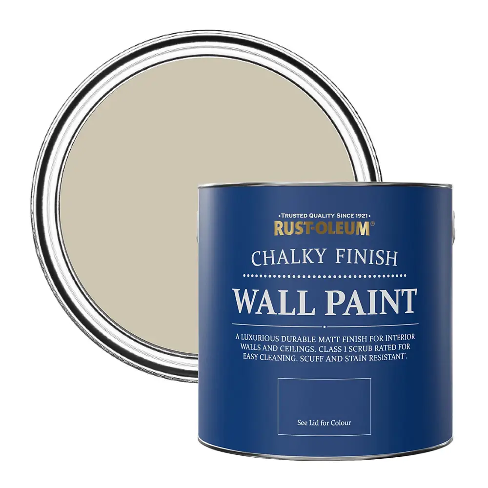 Warehouse Soiled Tin Rust-Oleum Chalky Wall Paint Silver Sage Matt 2.5L