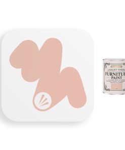 Rust-Oleum Coral Chalky Paint 750ml Shabby Chic Furniture