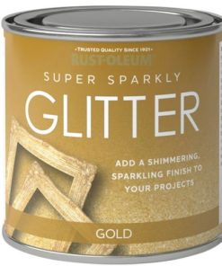 Rust-Oleum Super Sparkly Sparkling Gold Glitter Paint 250ml