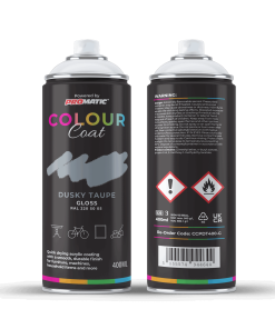 Pro-Matic Colour Coat Dusky Taupe Winter Cloud Grey Gloss RAL 220 50 05  Aerosol Spray Paint 400ml