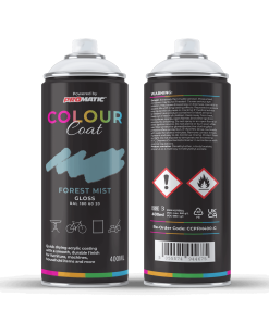 Pro-Matic Colour Coat Forest Mist Sage Green Gloss RAL 180 60 20 Aerosol Spray Paint 400ml