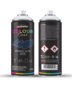 Pro-Matic Colour Coat Stormy Midnight Grey Blue Satin RAL 5008 Aerosol Spray Paint 400ml