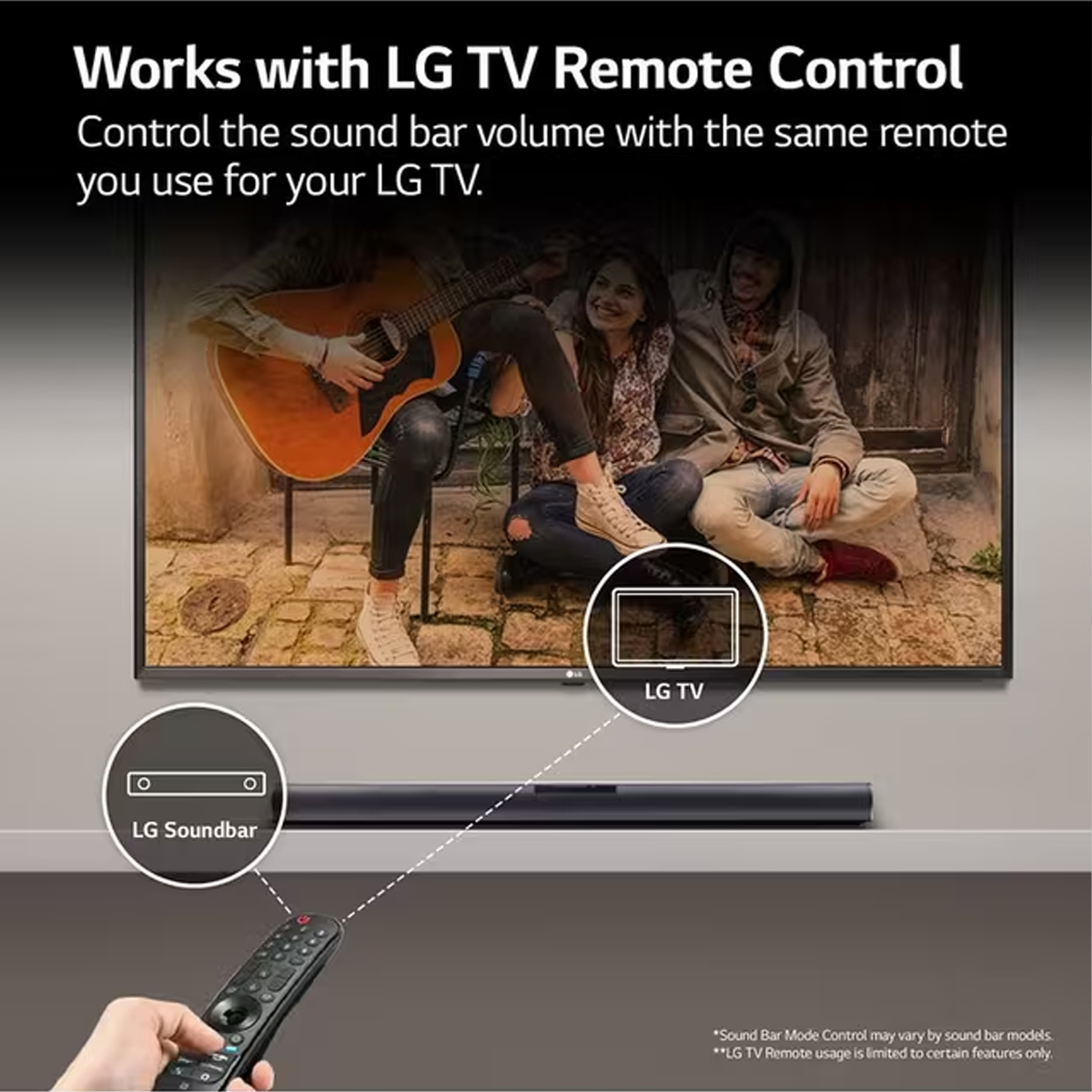 LG Bluetooth Soundbar with Wireless Subwoofer - Image 6