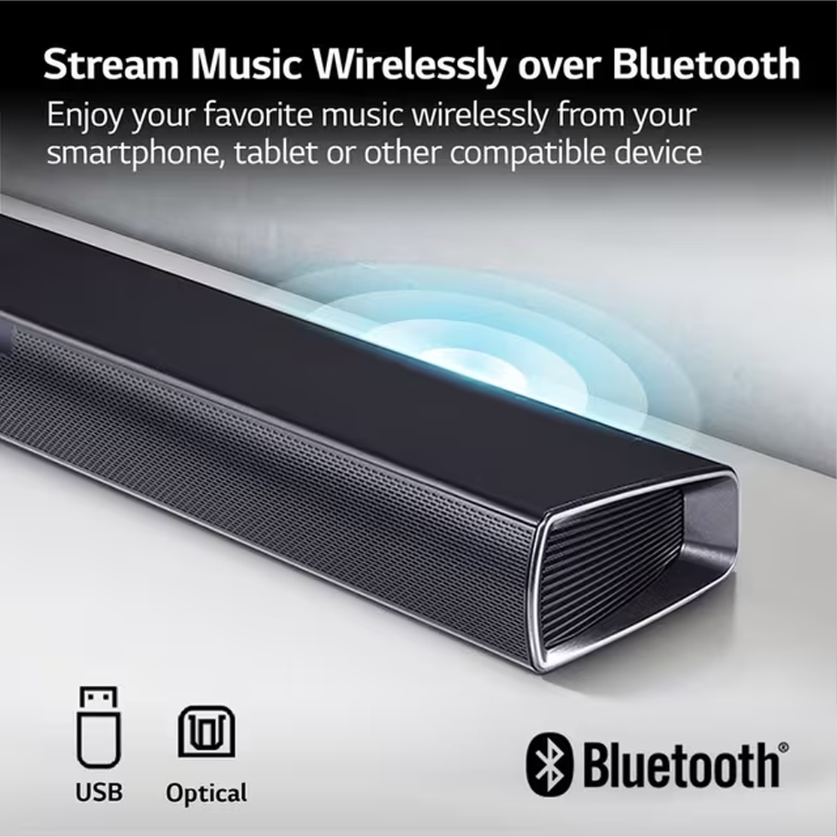 LG Bluetooth Soundbar with Wireless Subwoofer - Image 4
