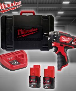 Milwaukee Sub Compact Screwdriver with 2x 2.0Ah Batteries