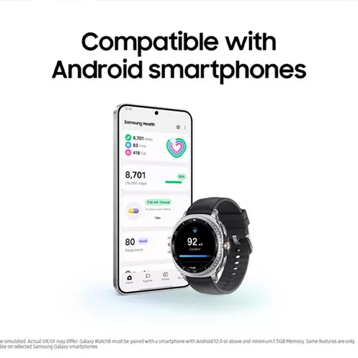 Samsung Galaxy Watch 8 Classic BT With Bixby – 46mm – Colour Choice - Image 7